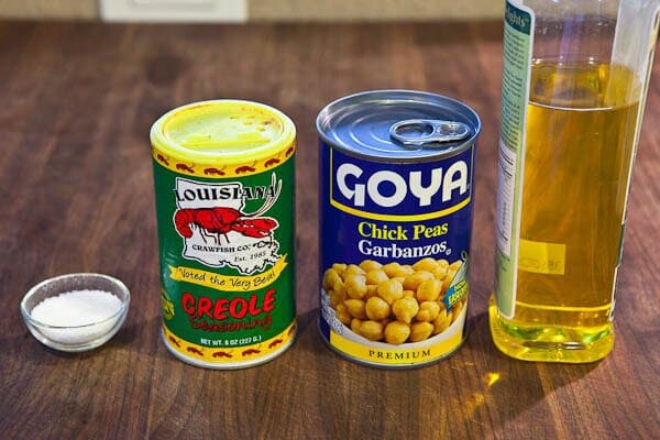 Ingredients for Crispy Roasted Chickpeas Recipe