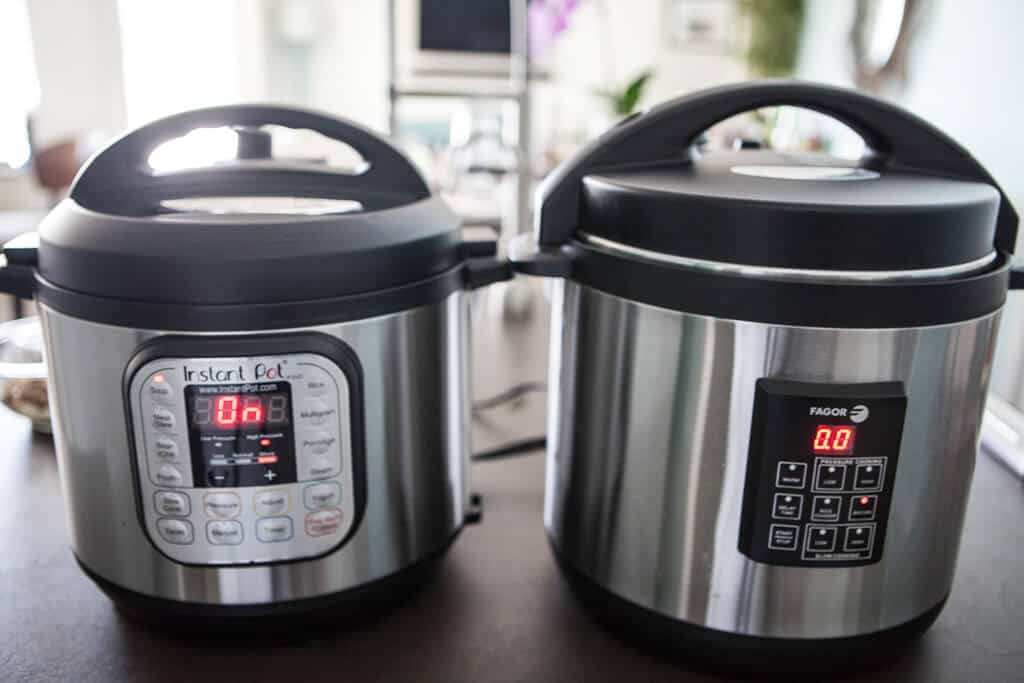Pressure Cooker Recipe- instant pot vs fagor