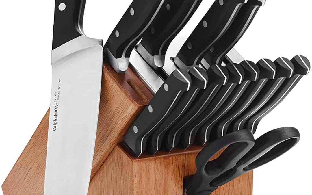 Calphalon Classic Self-Sharpening 15-Pc. Cutlery Knife Block Set Giveaway