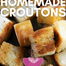 homemade croutons recipe