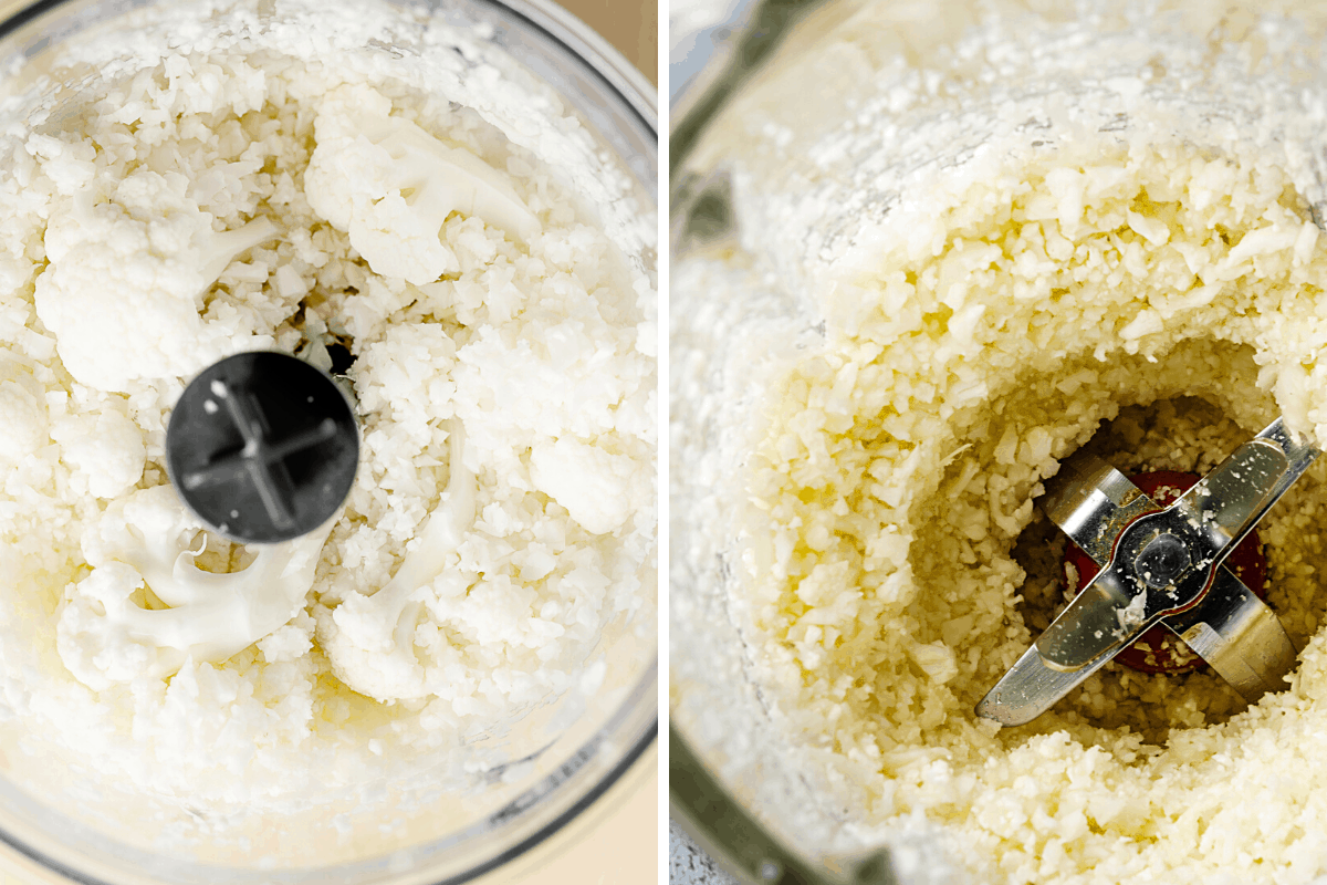  how to make cauliflower rice in food processor