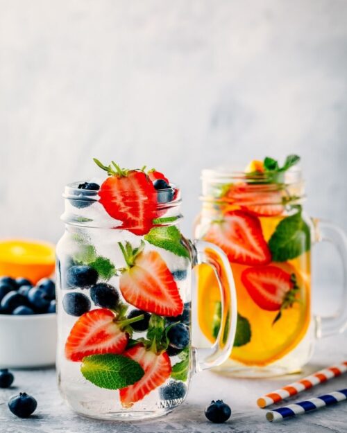 Make Infused Water with Extra Berries