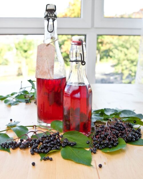 Make Simple Syrup with Extra Berries
