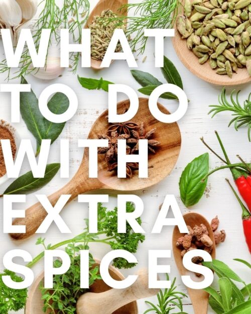 What to do with extra spices (1)