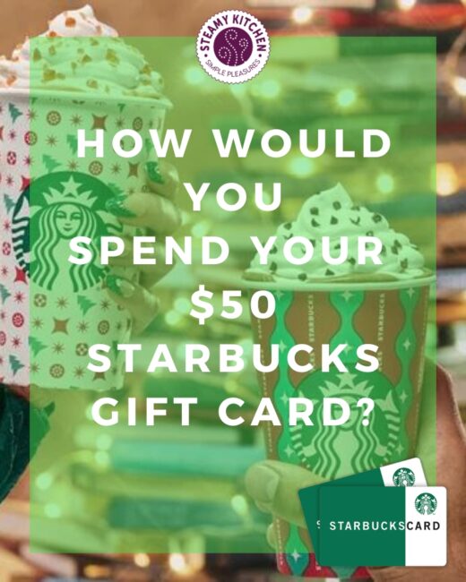 $50 starbucks gift card giveaway how to spend