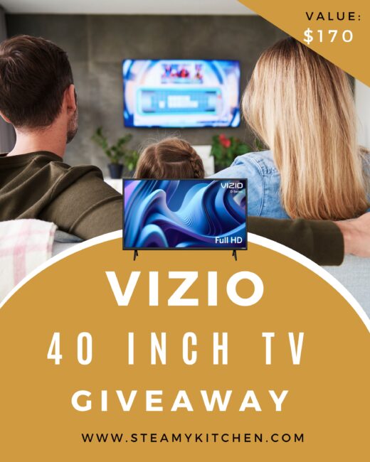 Vizio 40 Inch TV Giveaway