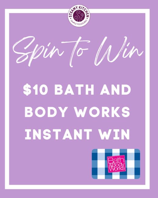 $10 bath and body works instant win spin to win