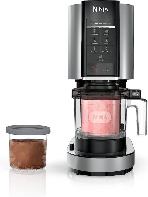 Ninja NC301 CREAMi Ice Cream Maker, for Gelato, Mix-ins, Milkshakes, Sorbet, Smoothie Bowls & More